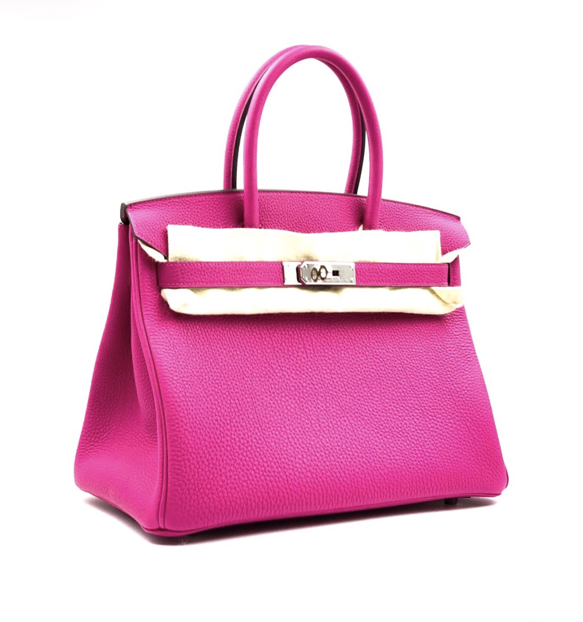 Hermès Rose Pourpre Togo Birkin 25 Palladium Hardware