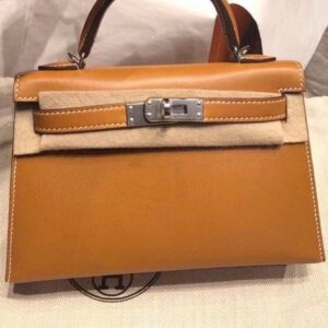 Hermes Kelly 25 Sellier Bleu du Nord Epsom Palladium Hardware #D