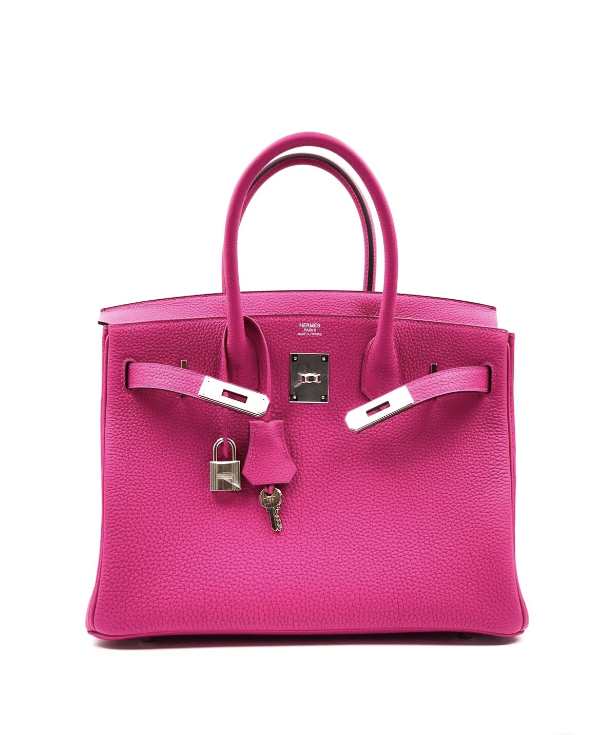 Hermès Birkin 30 Rose Pourpre Togo Palladium Hardware PHW