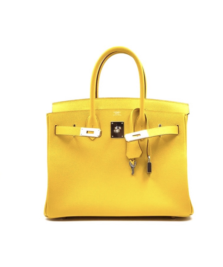 celebrity yellow birkin