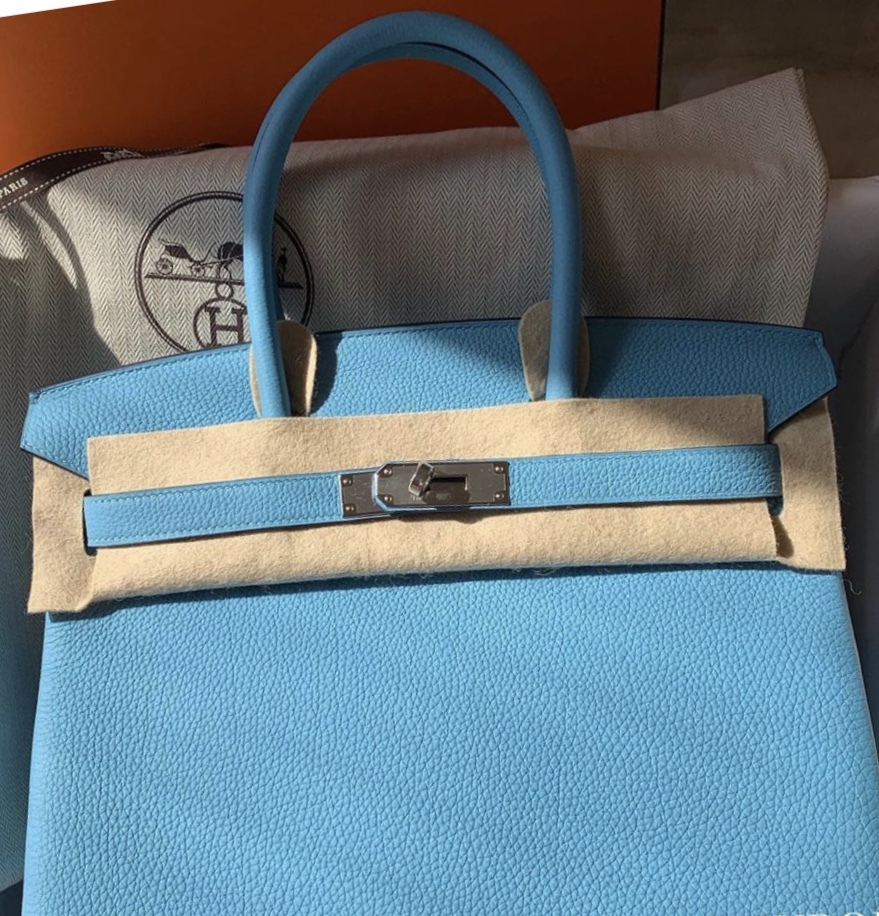 Hermes Birkin 30 Bleu du Nord Togo 