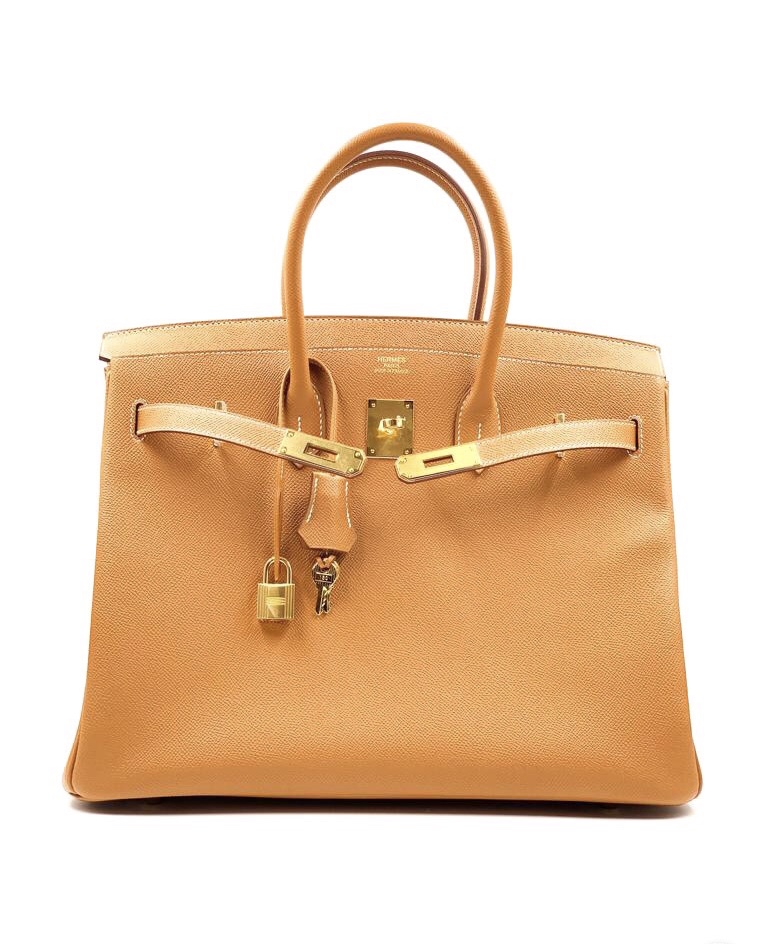 hermes gold epsom birkin 35 handbag