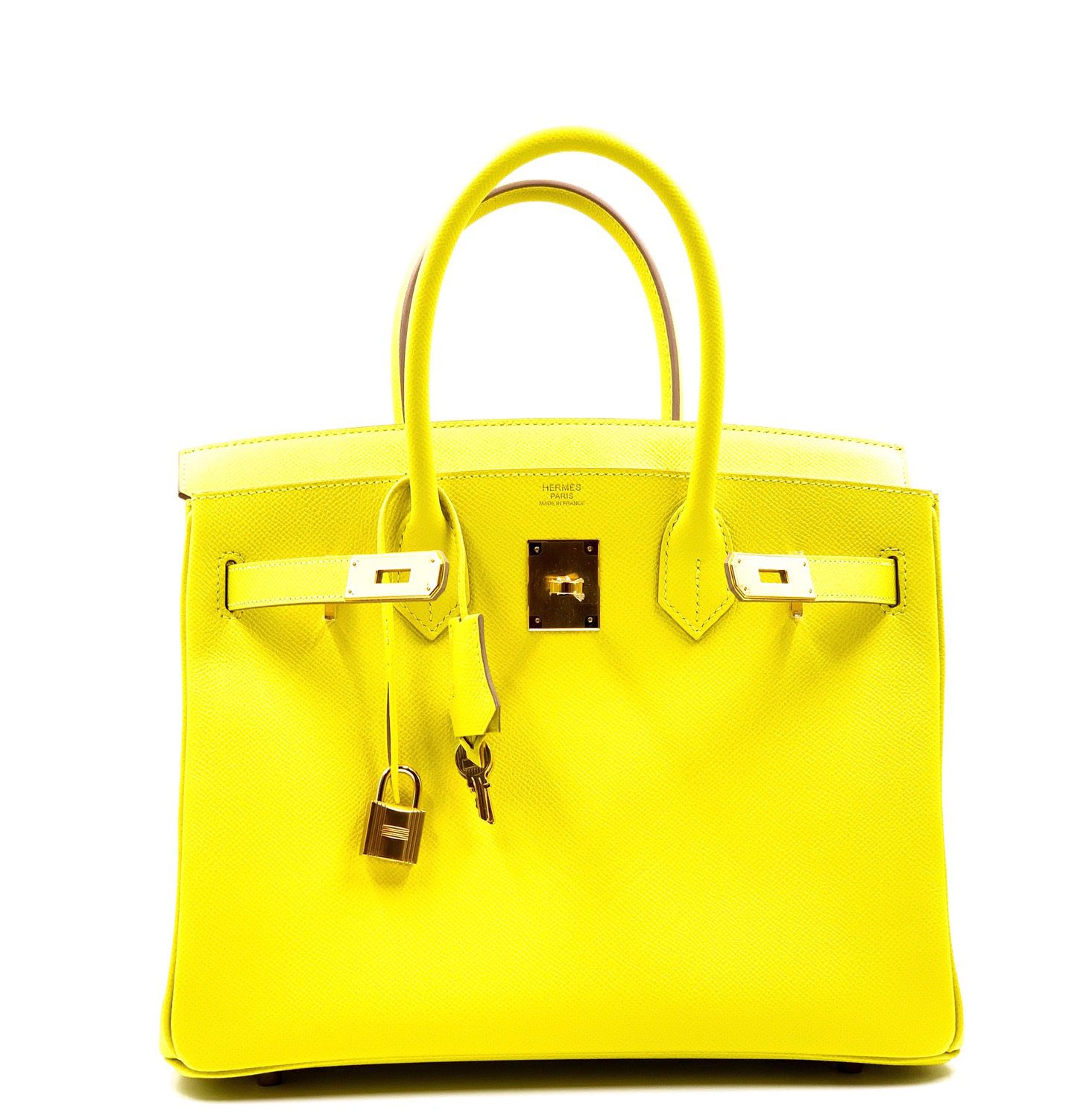 Hermes Birkin 30 Lime Epsom Gold Hardware - Vendome Monte Carlo