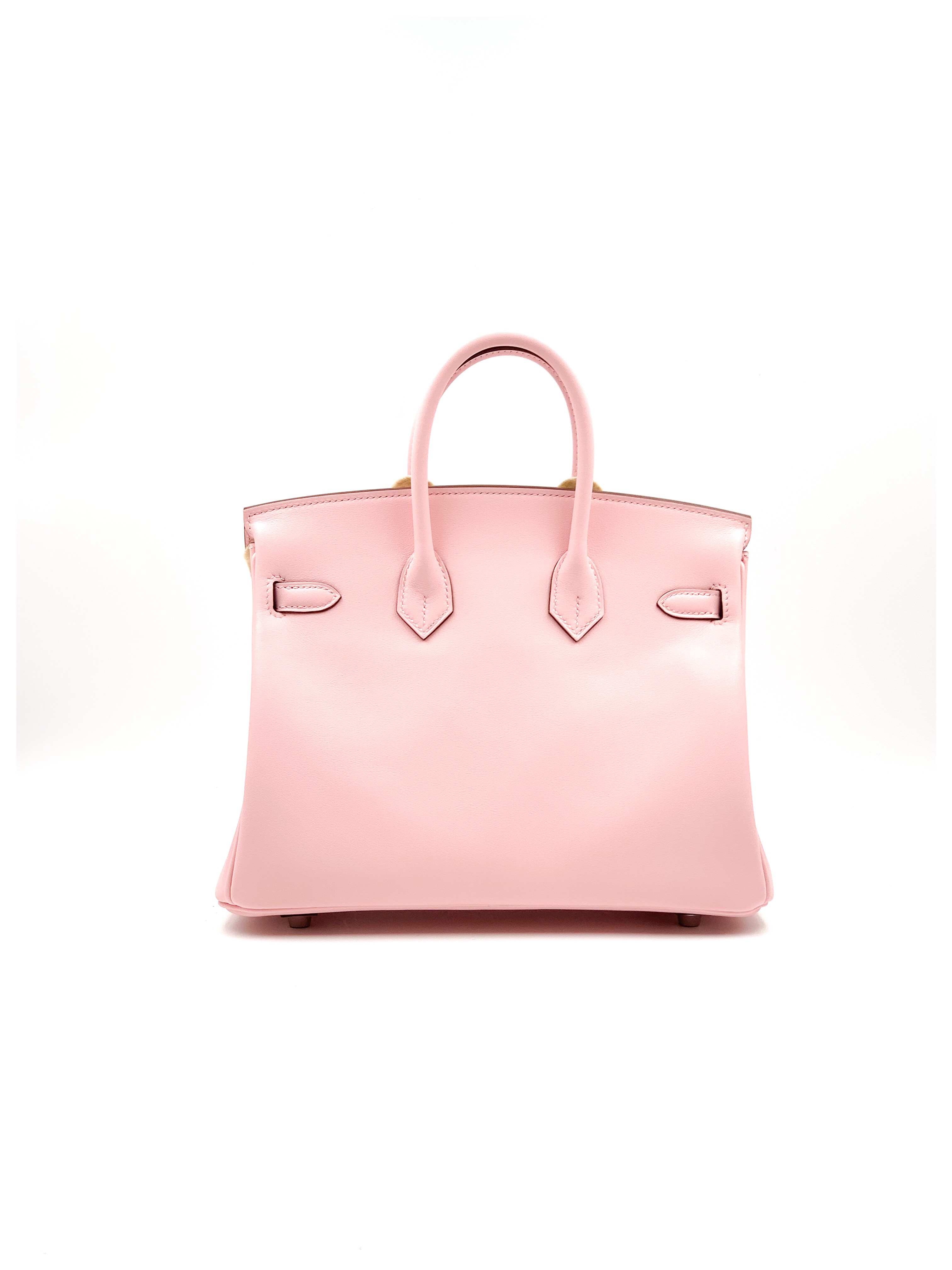 Hermès 25cm Birkin Rose Sakura Swift Palladium Hardware – Privé Porter