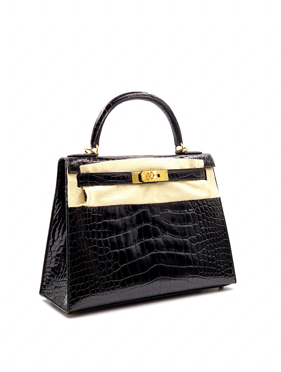 Hermes Kelly 28 Sellier Noir Black 