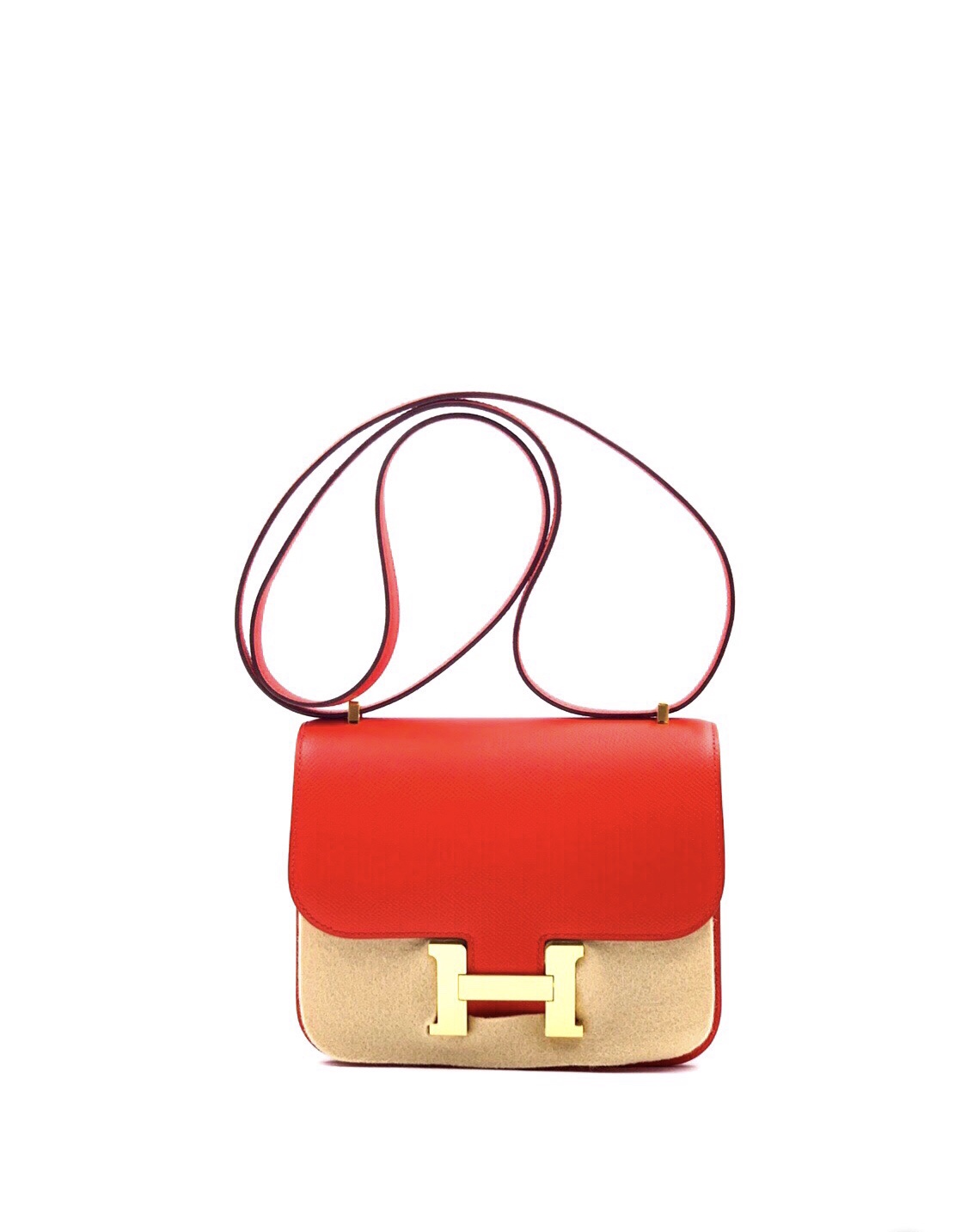 Hermès Constance 18 Alligator Rouge de Coeur