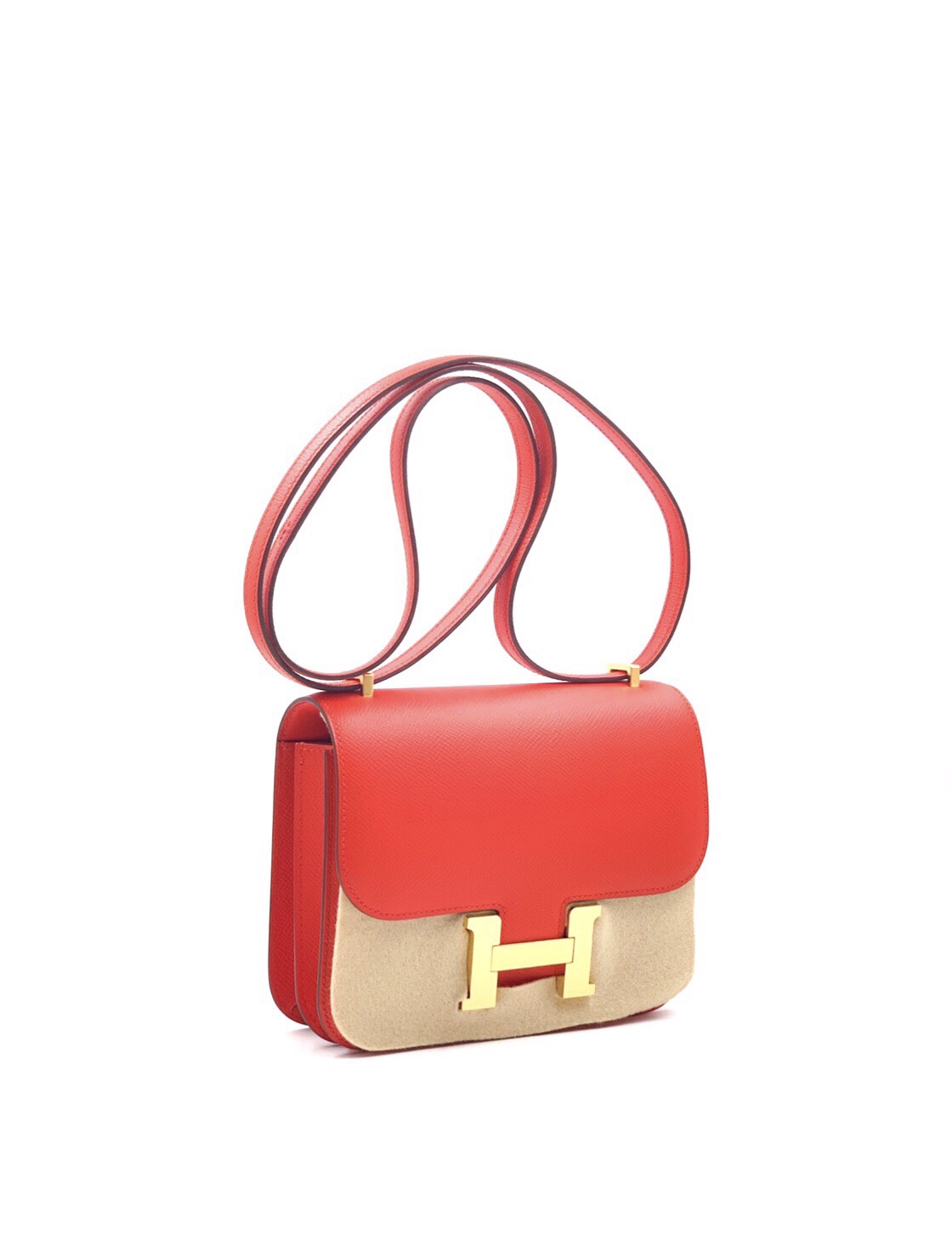 Hermes Kelly 20 Mini Sellier Rouge Tomate Epsom Gold Hardware - Vendome  Monte Carlo