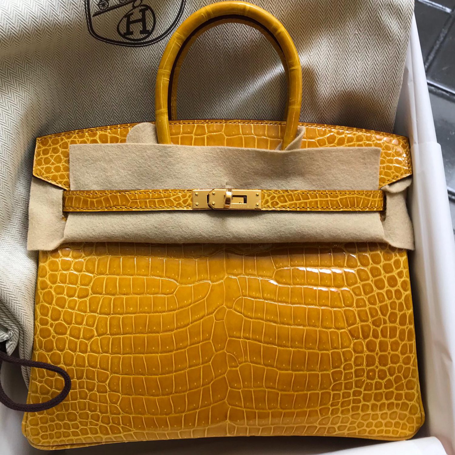 hermes birkin 25 jaune ambre