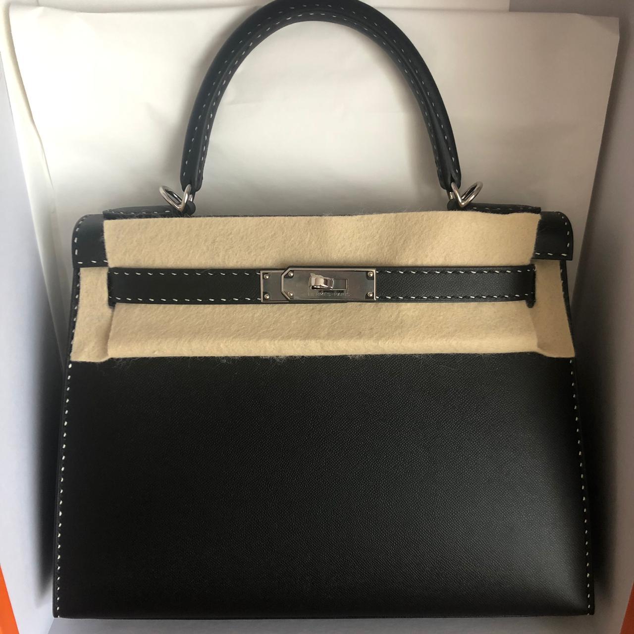 Hermes Birkin Sellier bag 30 Black Monsieur leather Gold hardware