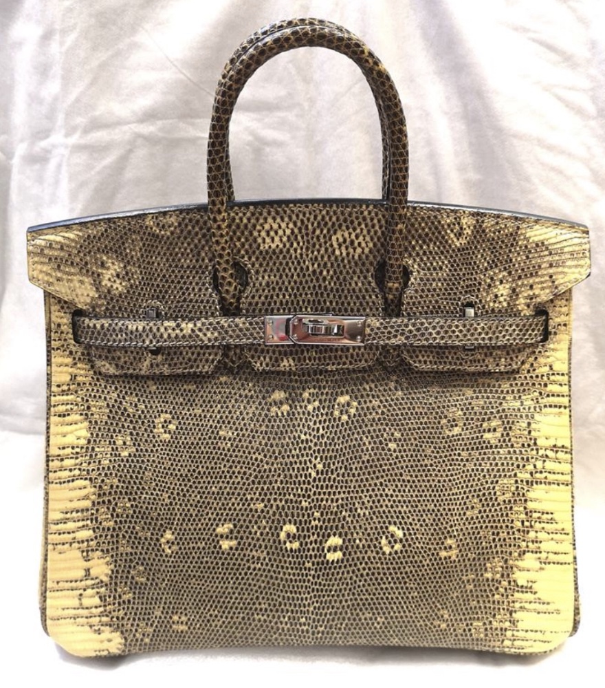 Hermès Birkin 25 Ombre Lizard Palladium Hardware - Very Rare – ZAK BAGS ©️