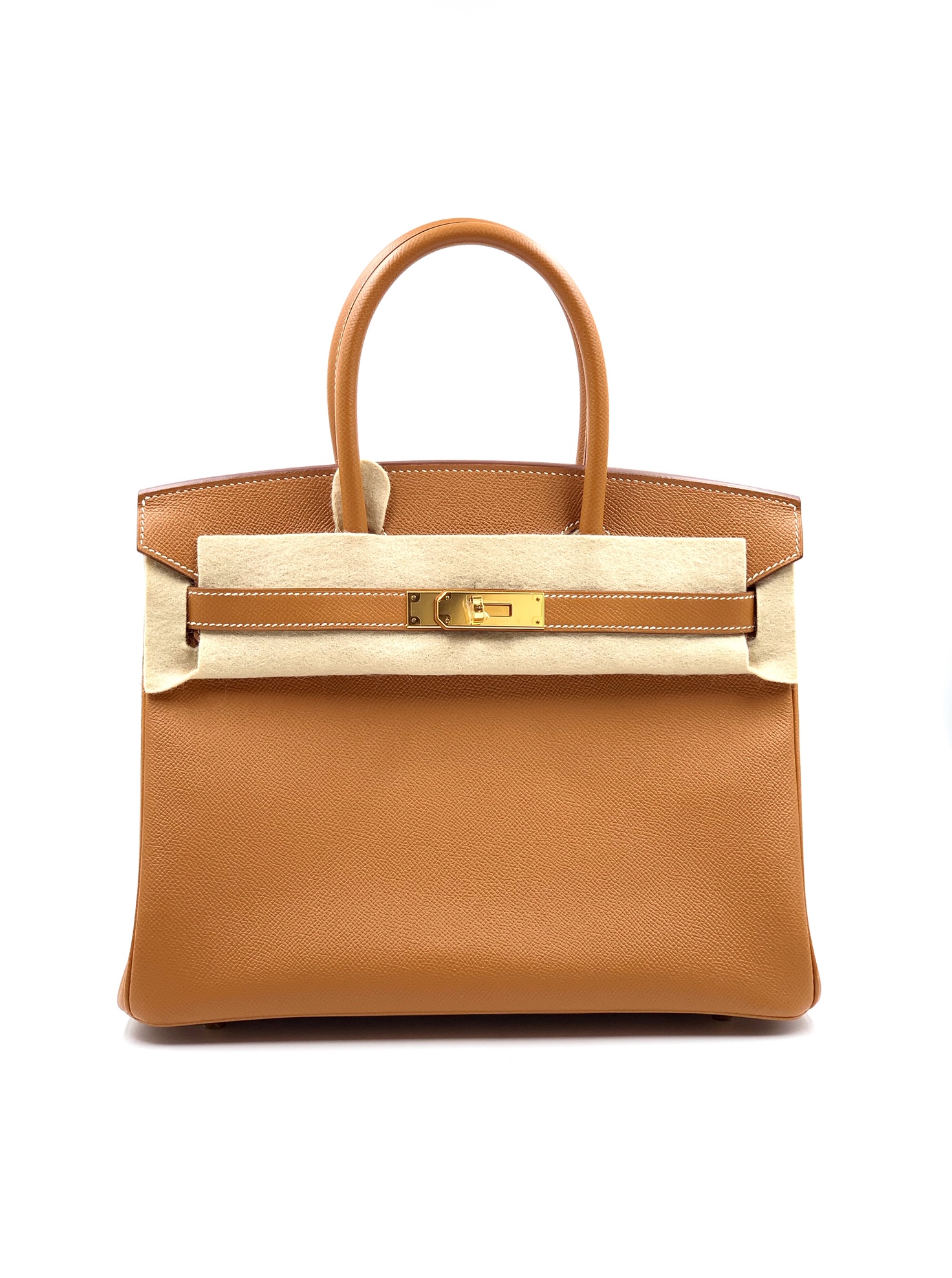 Hermes Birkin 30 Orange Epsom Gold Hardware #R - Vendome Monte Carlo