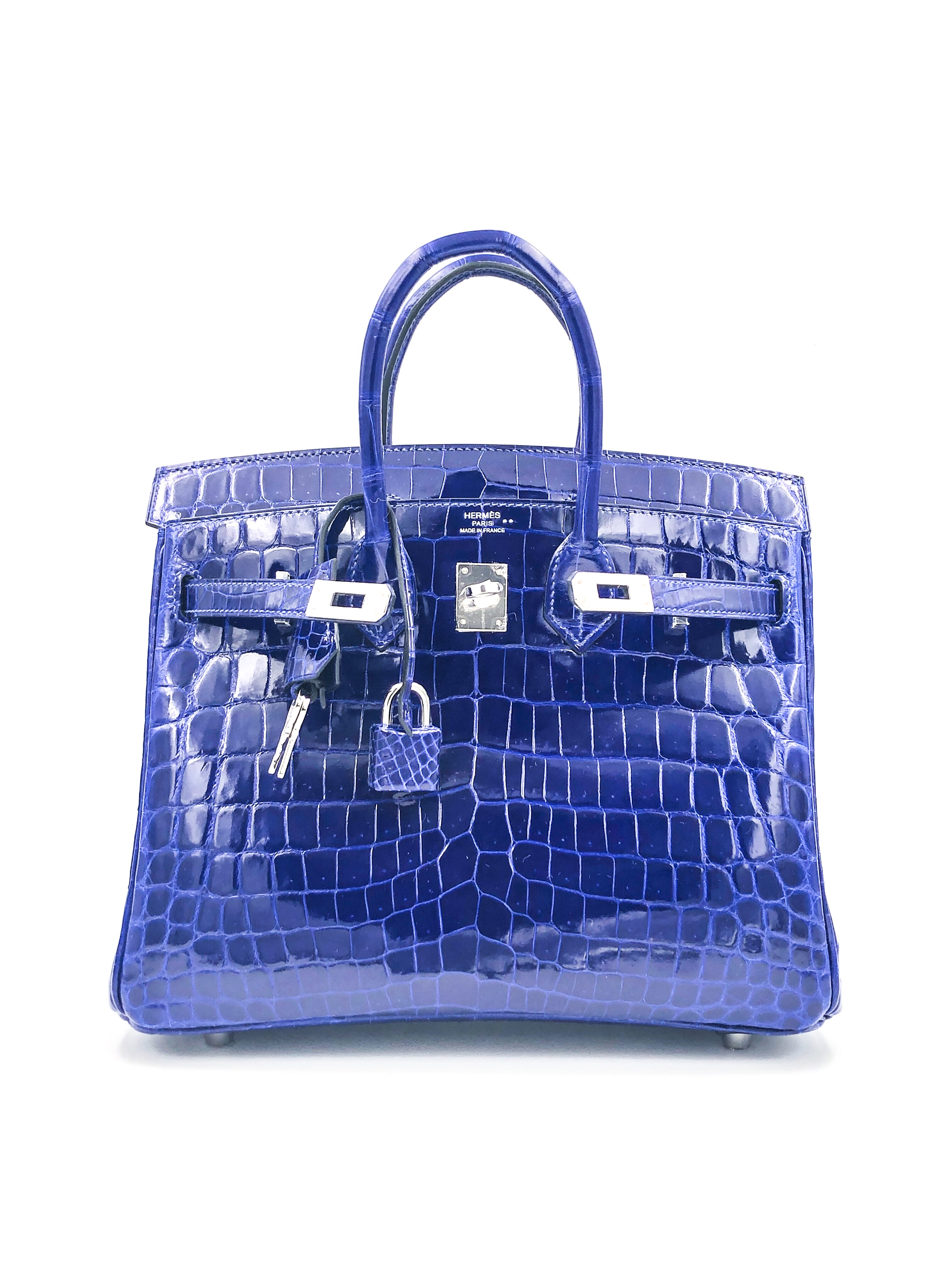 RUSH SALE!!!! HERMES BIRKIN-25, BLUE ELECTRIC!