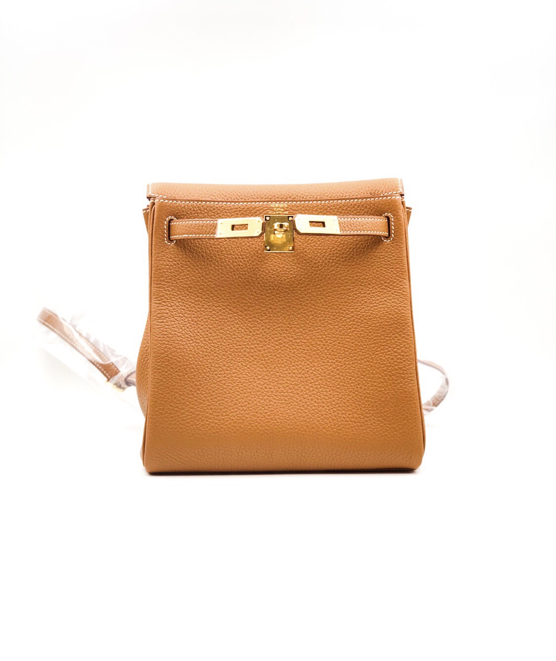 Hermes Kelly Ado Backpack Gold Hardware Gold - NOBLEMARS