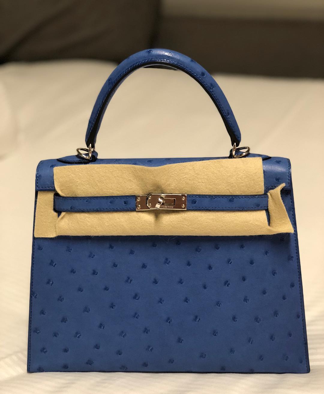 hermes mini kelly ostrich