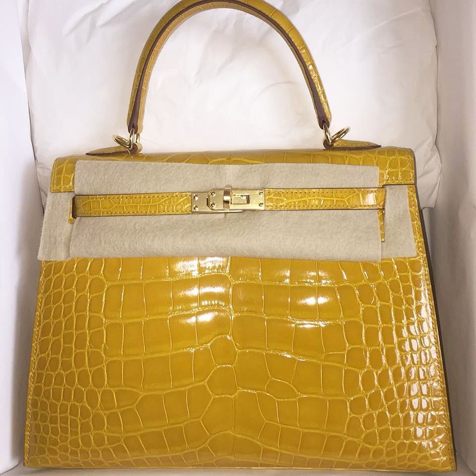 hermes kelly 25 jaune ambre