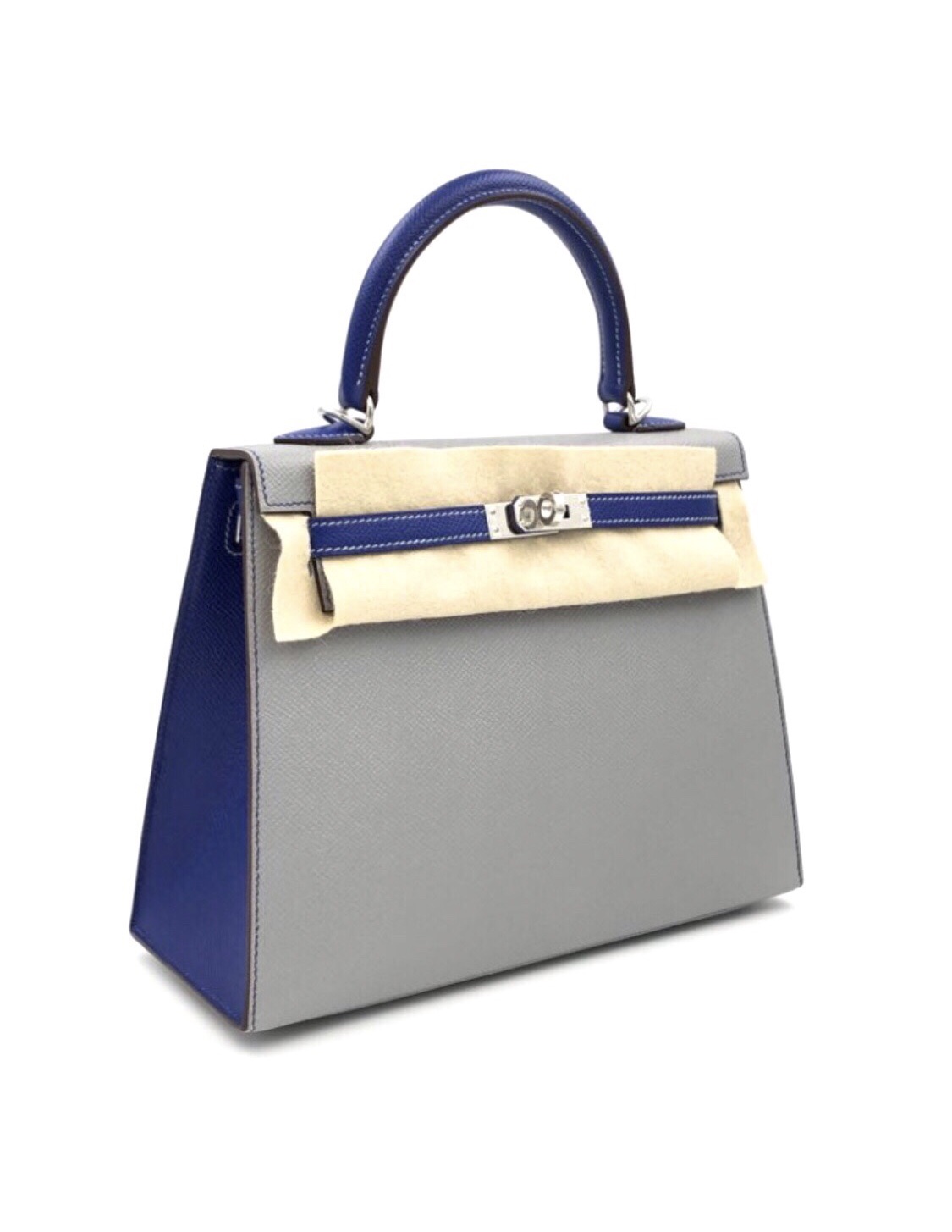 Hermes Kelly 25 Sellier Gris Mouette Epsom Gold Hardware #X - Vendome Monte  Carlo