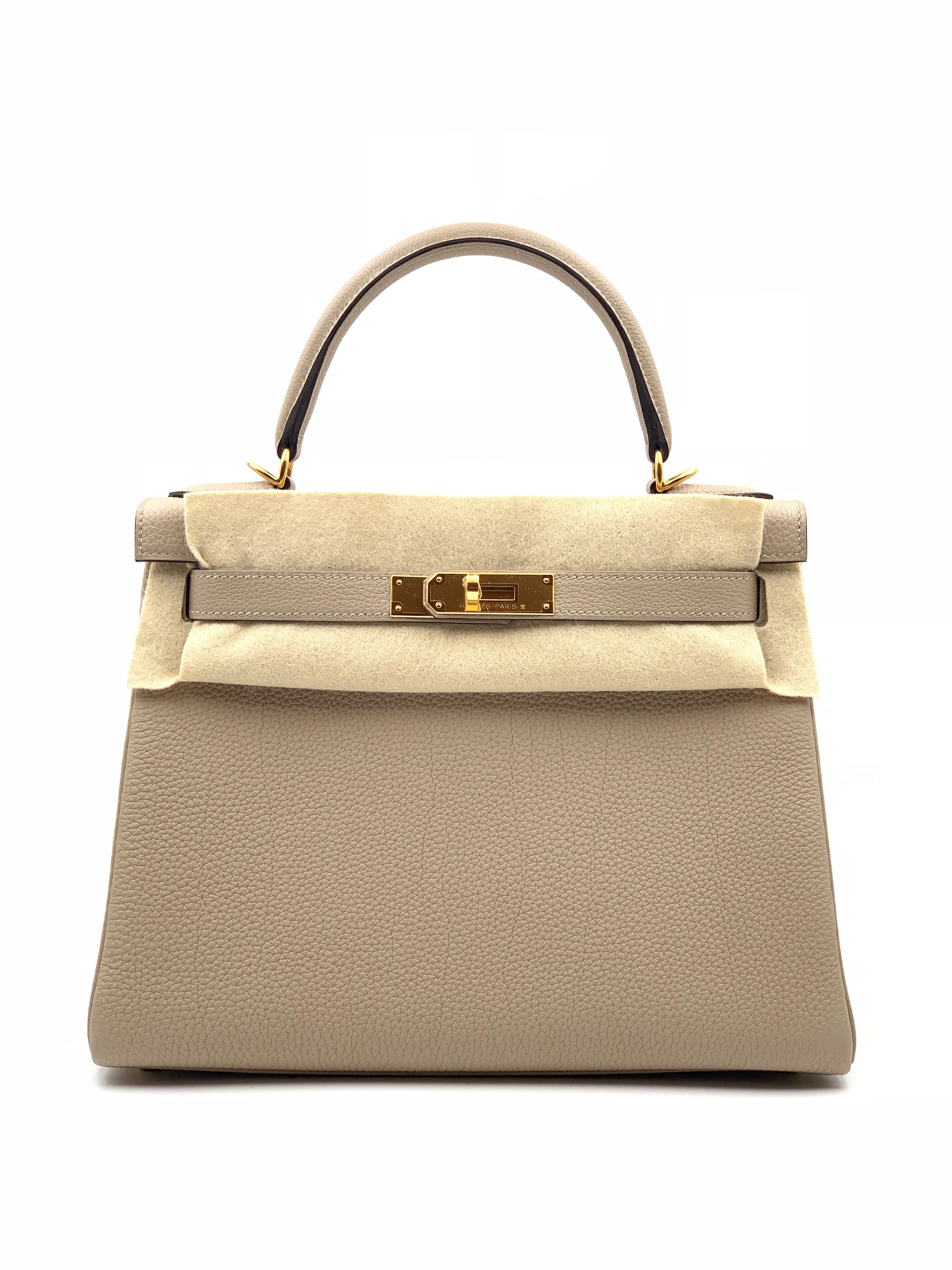 Hermes Gris Tourterelle Retourne Kelly 35 Bag – The Closet