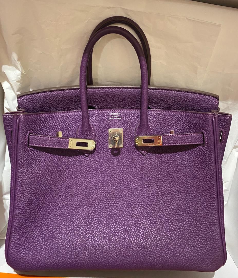 hermes birkin bag purple