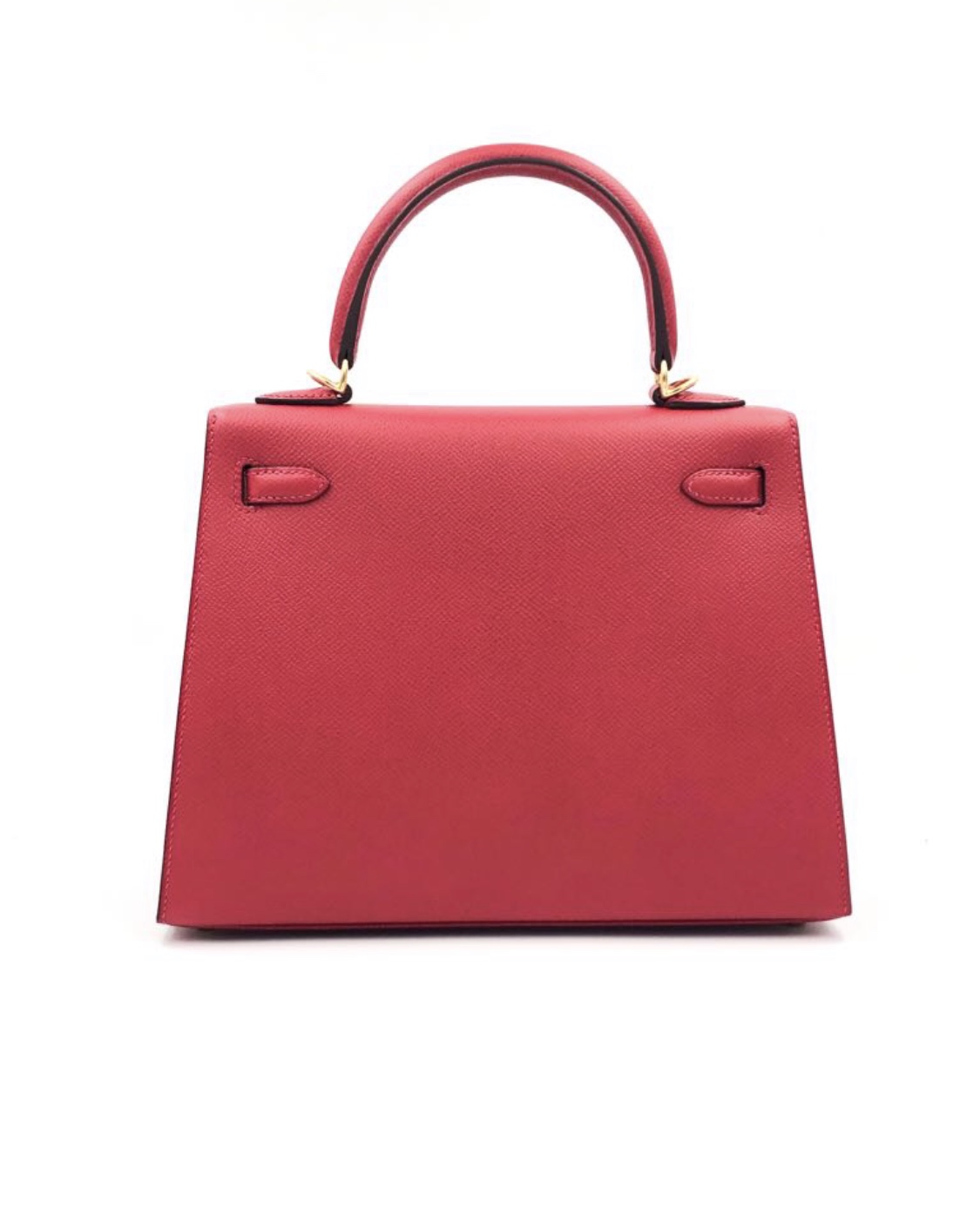 HERMES Epsom Kelly Sellier 25 Rouge Casaque 1279398