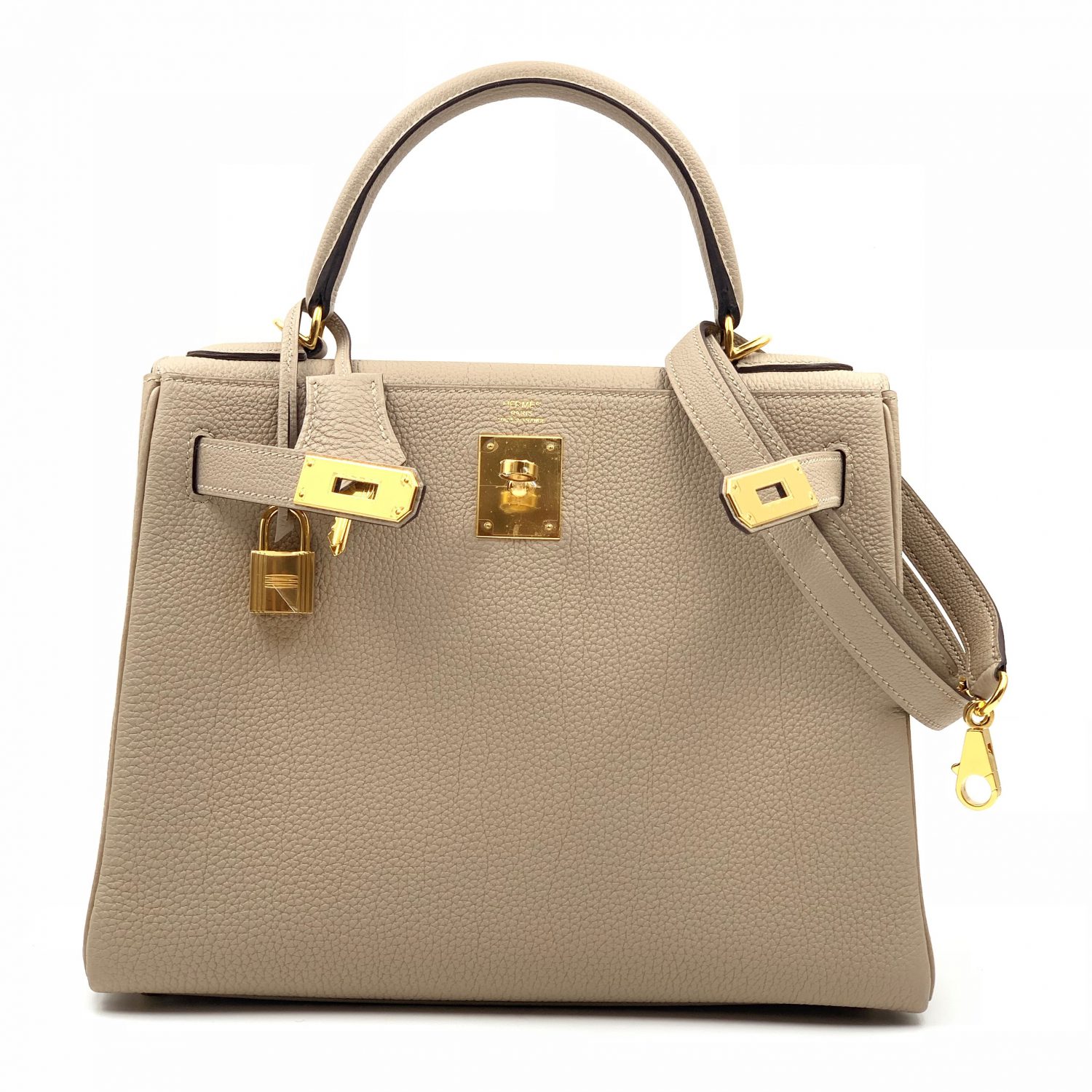 Hermès Kelly 35 Gris Tourterelle Togo Gold Hardware GHW