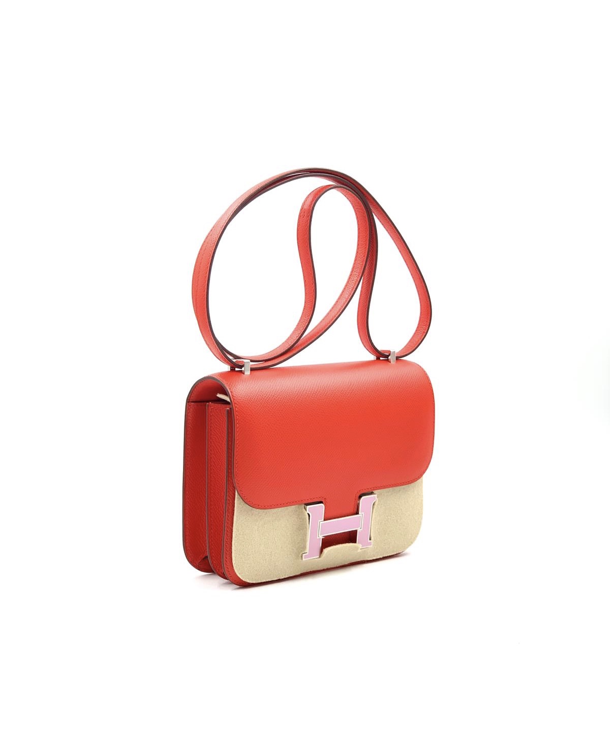 HERMES Epsom Enamel Constance 24 Rouge Grenat | FASHIONPHILE