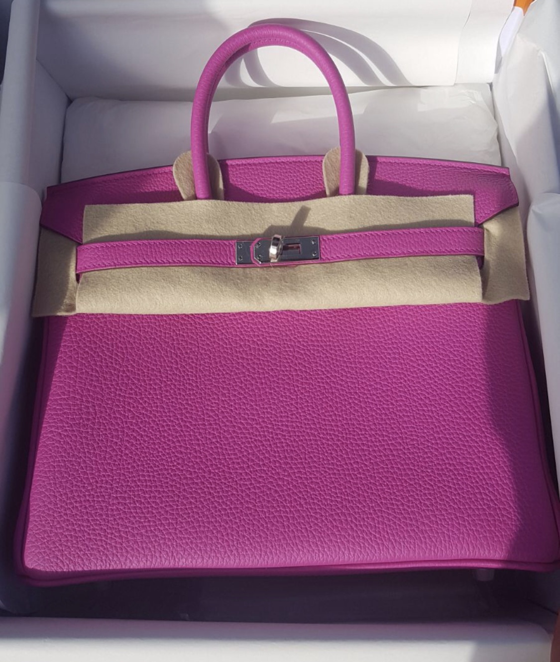 Hermes Birkin 25 Etoupe Swift Gold Hardware #X - Vendome Monte Carlo