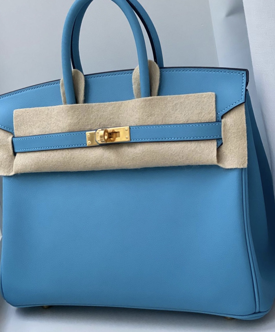 Hermes Bleu Du Nord Swift Birkin 25 w/ Tags