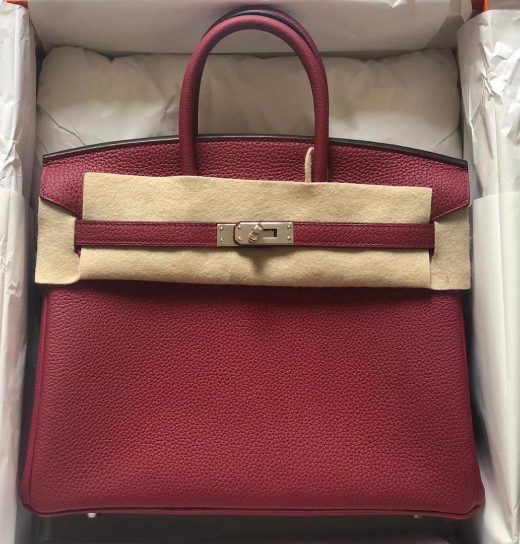 hermes kelly rouge grenat