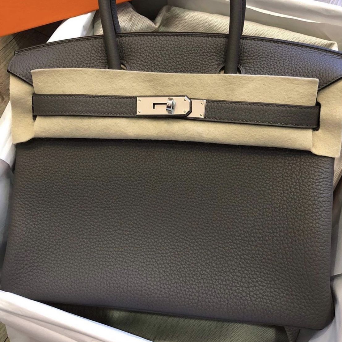 birkin 30 black togo silver hardware