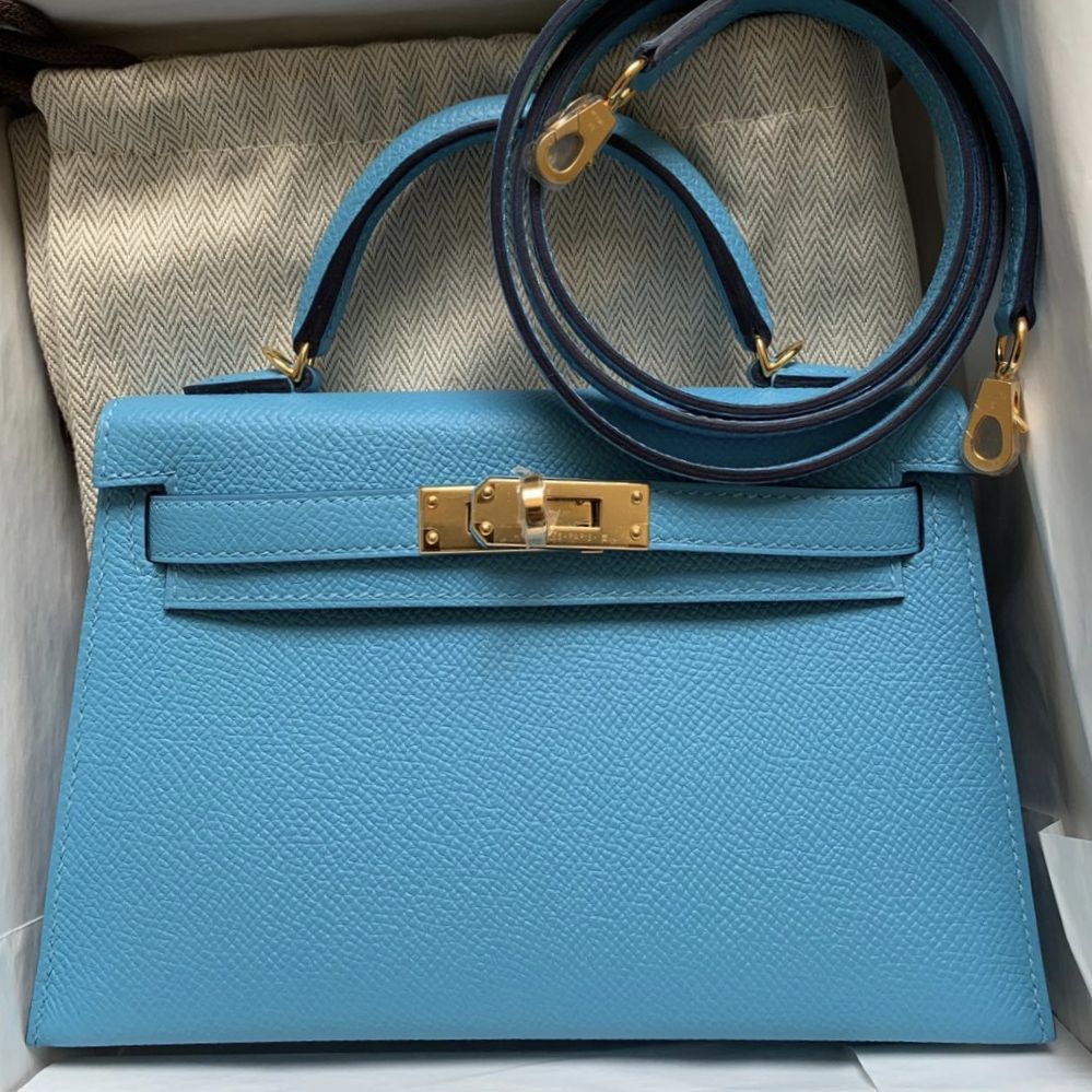 Hermes Birkin 25 Bleu du Nord Swift Gold Hardware #D - Vendome