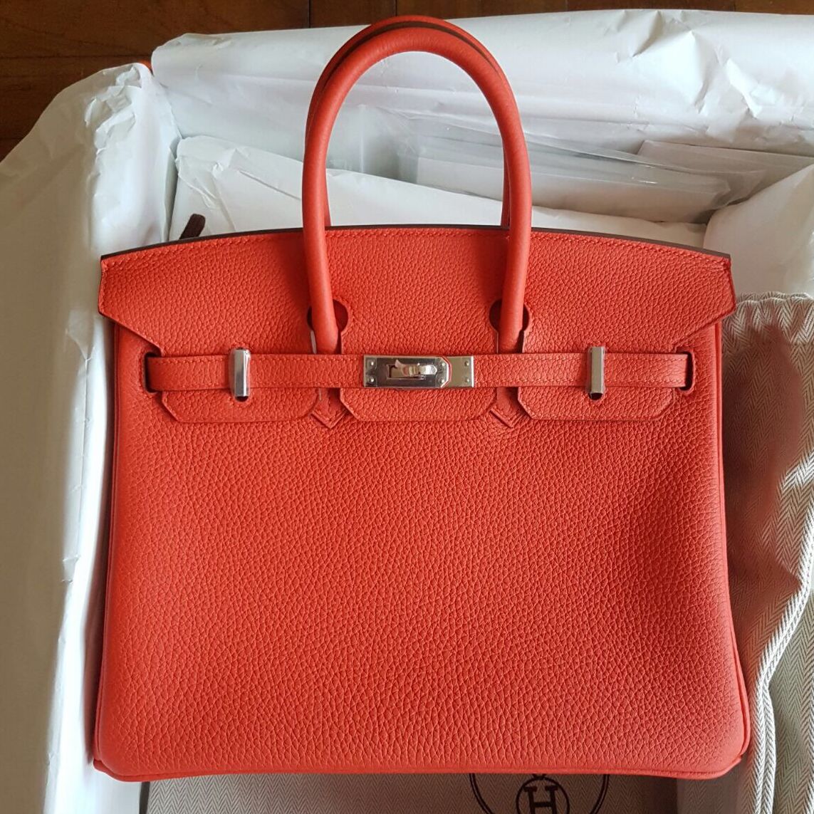 hermes capucine vs orange