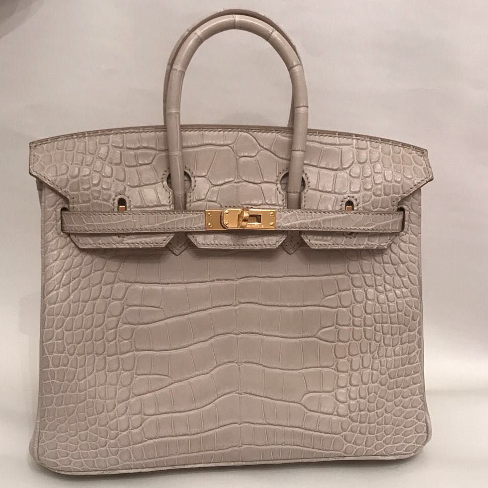 Hermes Birkin 25 Matte Alligator Bag