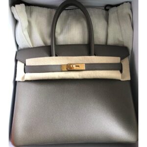 Hermes Kelly 20 Mini Sellier Etain Epsom Gold Hardware #A - Vendome Monte  Carlo