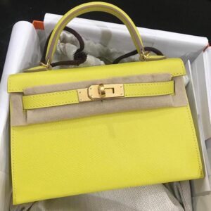 Hermes Kelly 25 Sellier Bleu du Nord Epsom Palladium Hardware #D