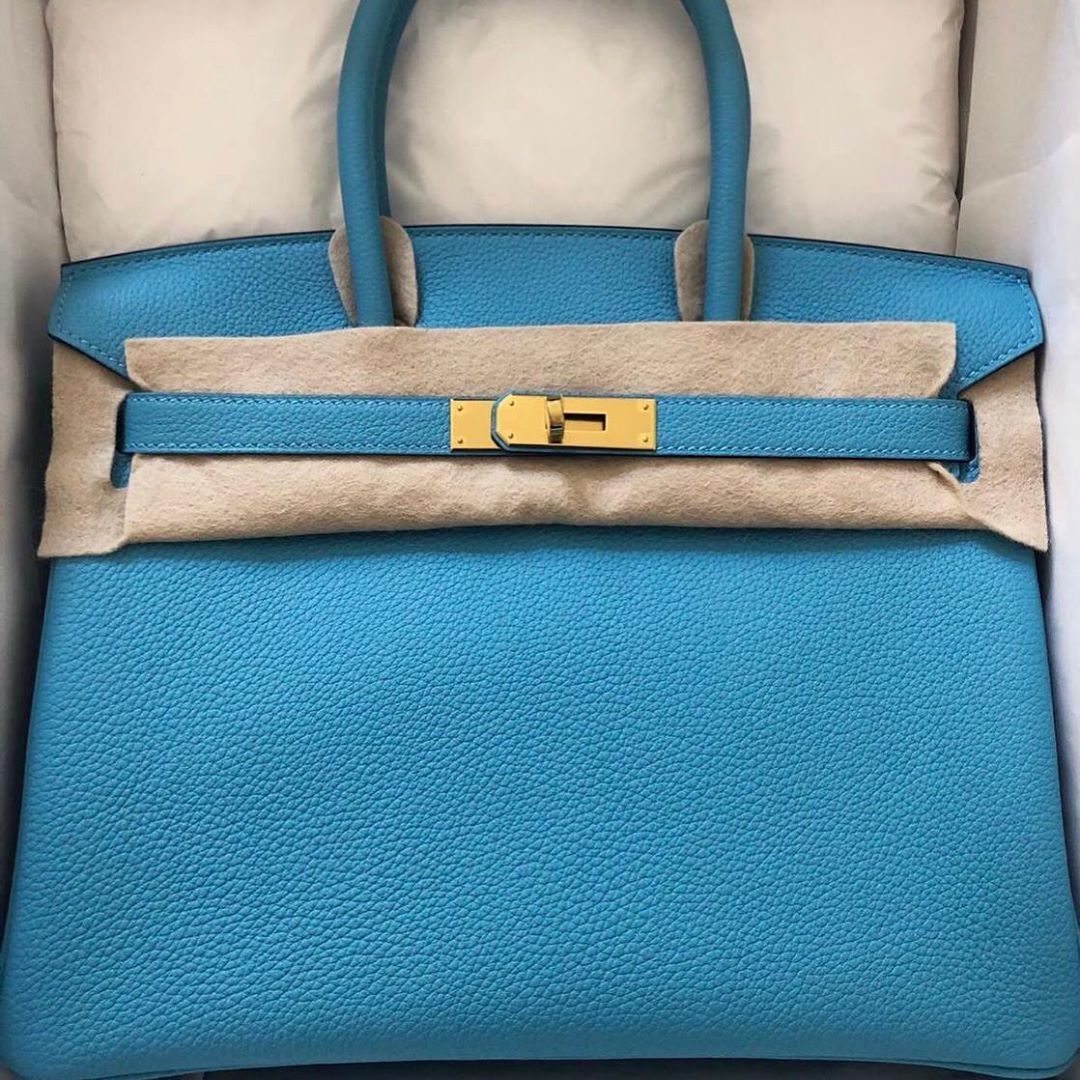 hermes birkin bleu du nord