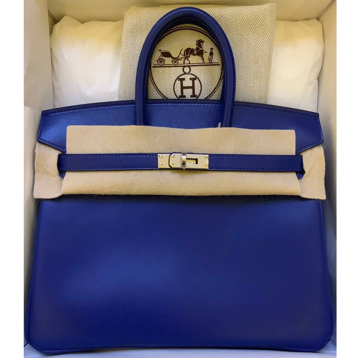 hermes birkin togo 35 bleu electrique