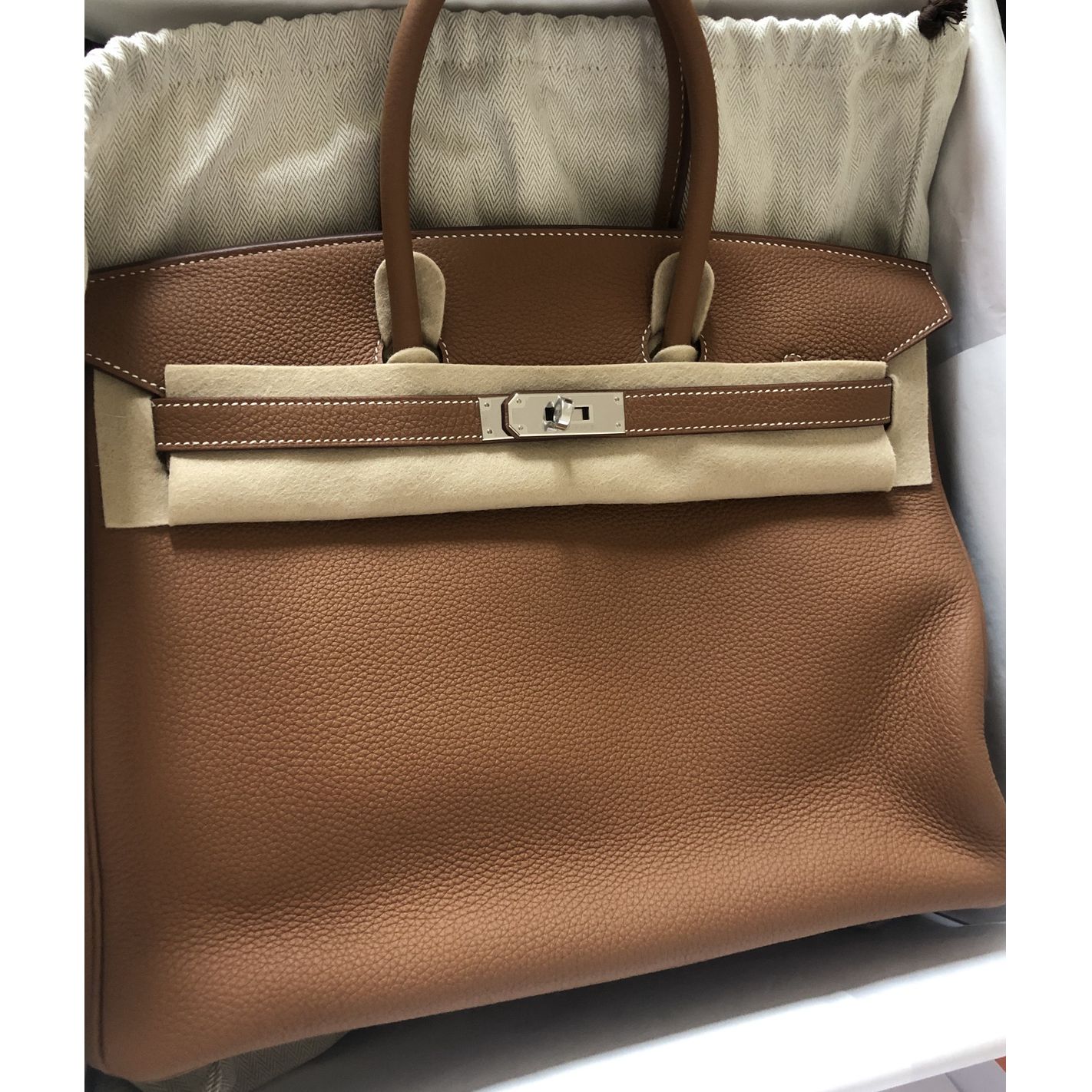 hermes birkin 35 brown