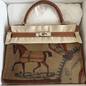 hermes kelly horse print