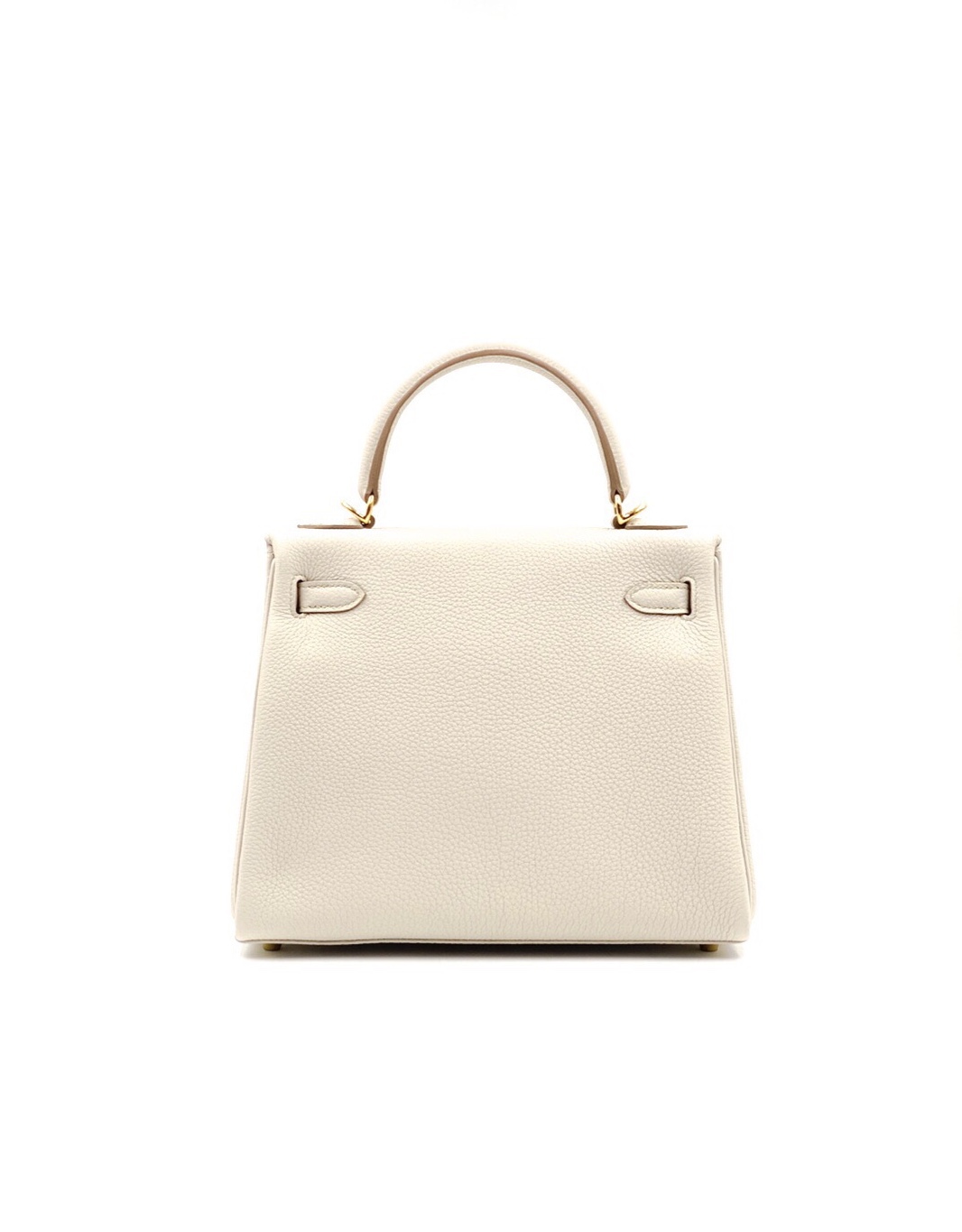 Hermes Kelly 28 Retourne Etoupe Togo Palladium Hardware #D