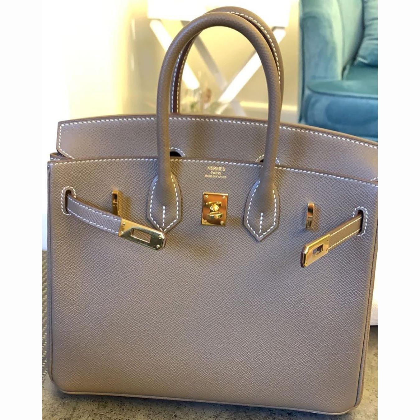 Hermes Birkin 25 Etoupe Epsom Gold Hardware D Vendome Hermes Birkin 25 Etoupe Epsom Gold Hardware D Vendome