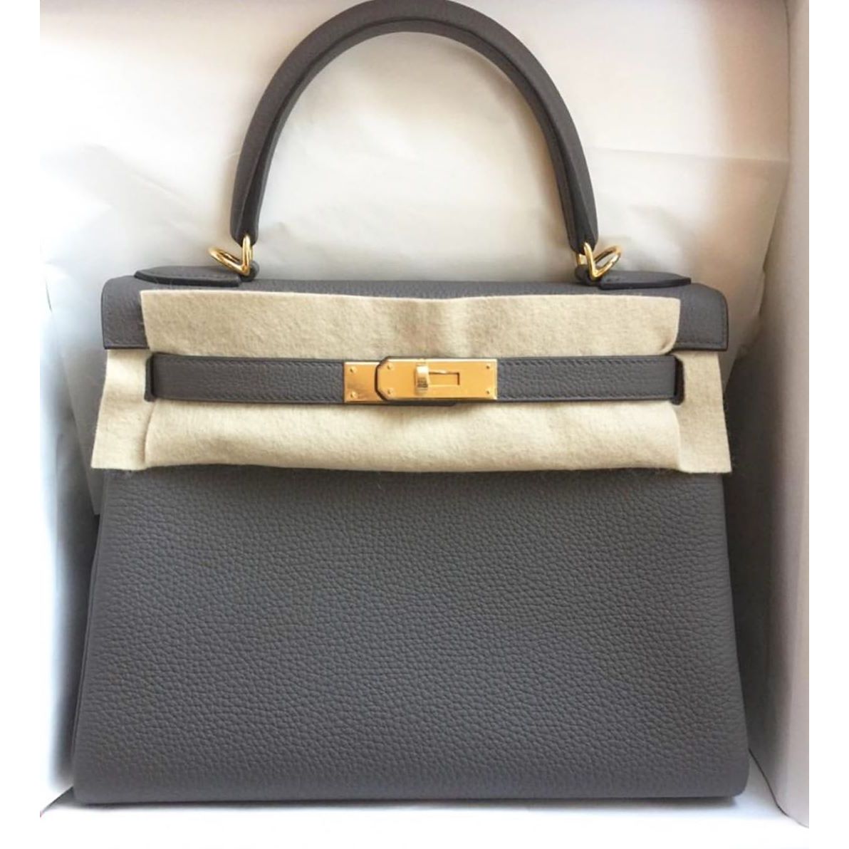 Hermes Kelly 28 Retourne Etain Togo 