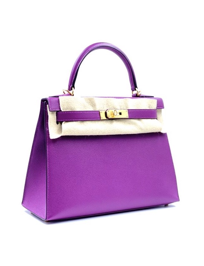 Hermes Kelly 28 Sellier Anemone Epsom 