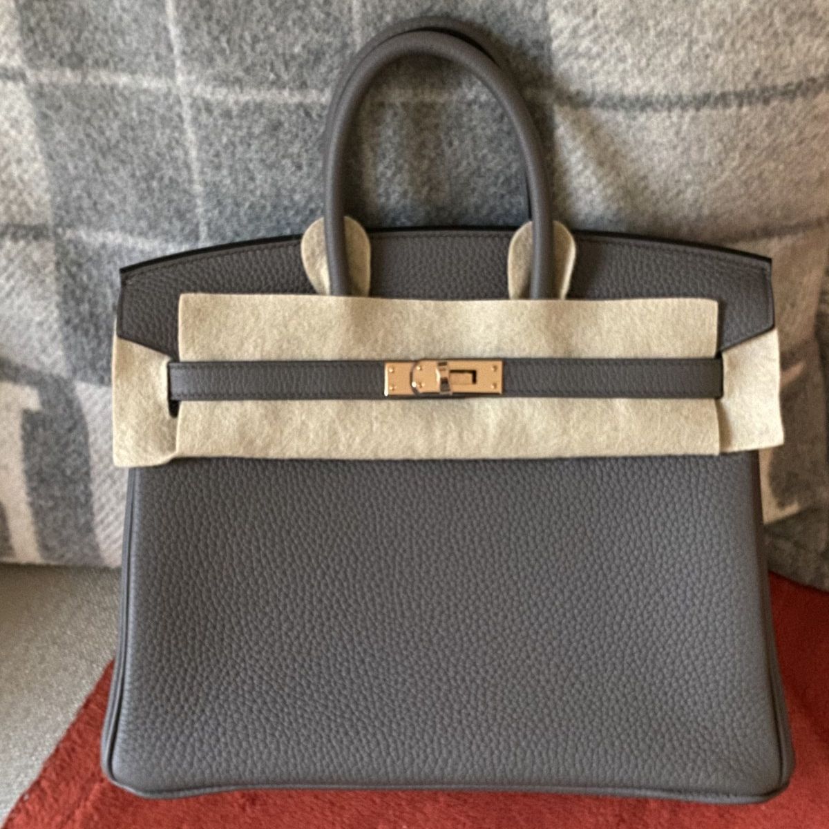 birkin 25 etain rose gold