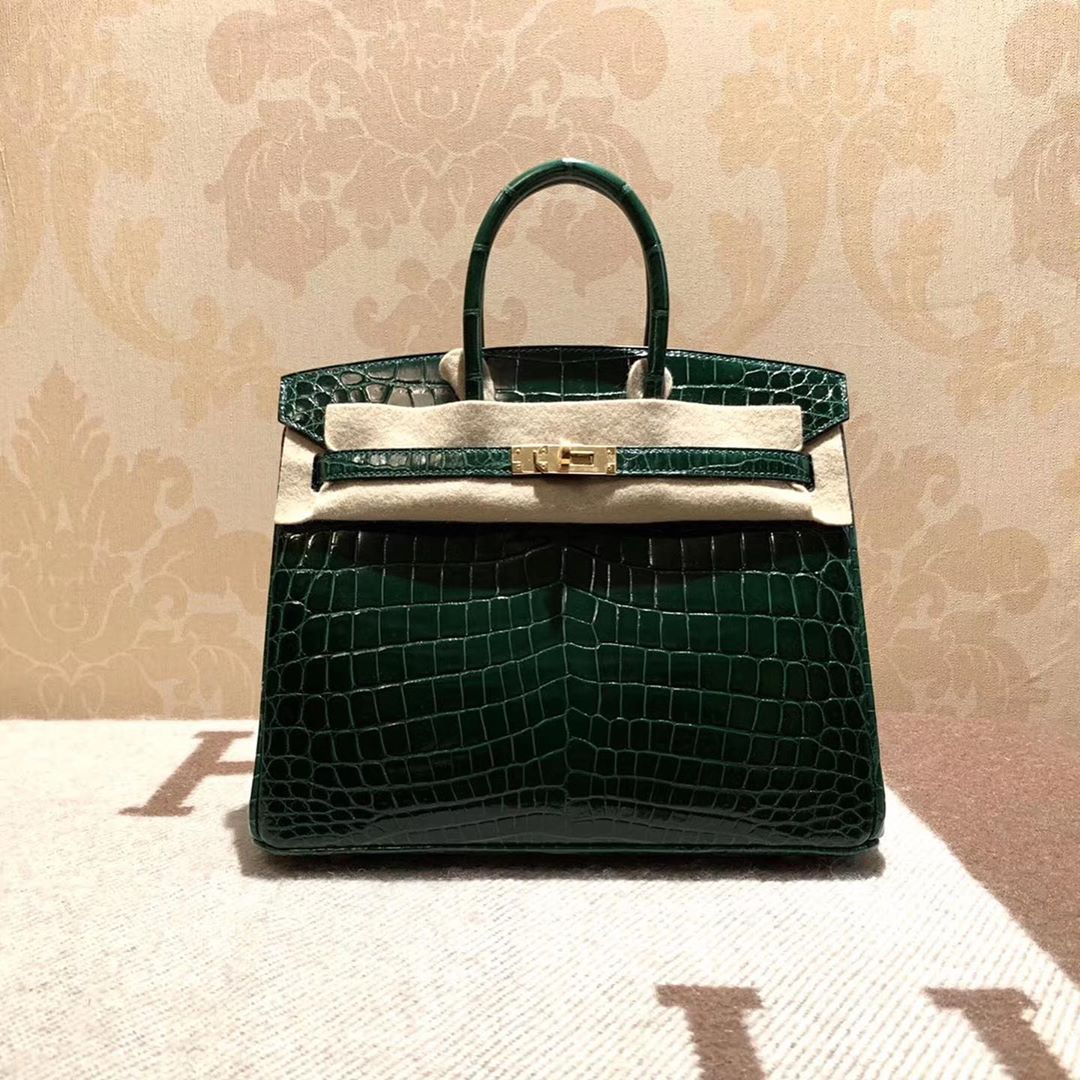 Hermes Birkin 25 Vert D'Eau Matte Alligator Gold Hardware – Madison Avenue  Couture