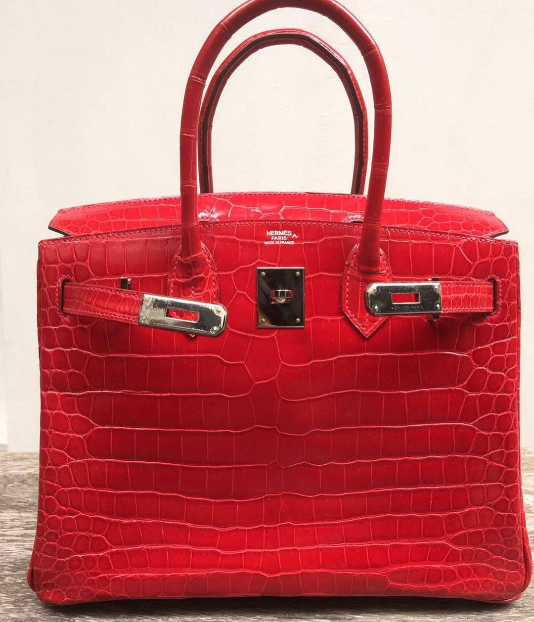 Hermes Birkin 30 Ghillies Ebene Niloticus Mat Matte Palladium Hardware #T -  Vendome Monte Carlo