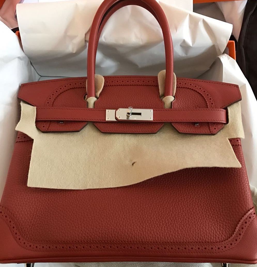 hermes brique epsom