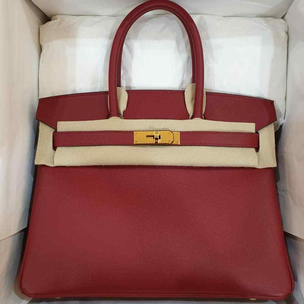 Hermes Birkin 35 Jaune d'Or Epsom Permabrass Hardware #P - Vendome Monte  Carlo