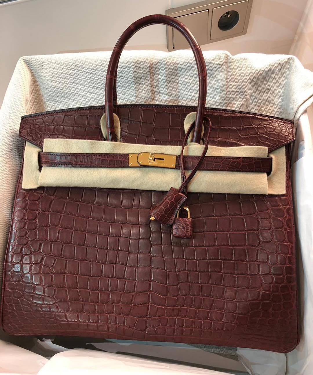 Hermes Birkin 30 Bordeaux Epsom Gold Hardware #D - Vendome