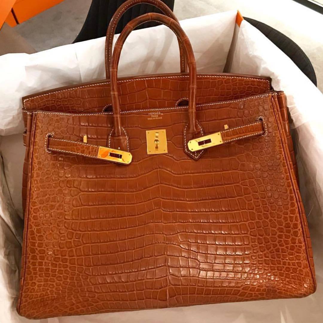 Xxx Sapna Video - Hermes Birkin 35 Fauve Barenia Alligator Mat Matte Gold Hardware #M -  Vendome Monte Carlo