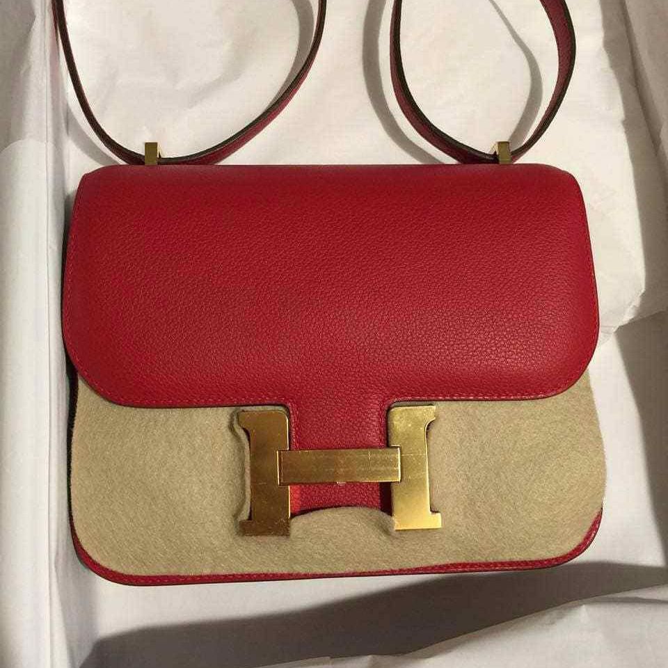 Hermes Birkin 25 Rouge de Coeur Togo Gold Hardware #D - Vendome Monte Carlo